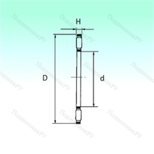 Подшипник игольчатый упорный AXK 90120