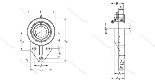 Подшипниковый узел UCFK 206 (UCFK 206) в Саранске