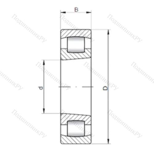 Подшипник роликовый радиальный самоцентрирующийся 20209 KC от производителя  CX