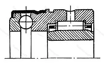 Подшипник  484804 размер 20x37/42x30 от производителя  EPK