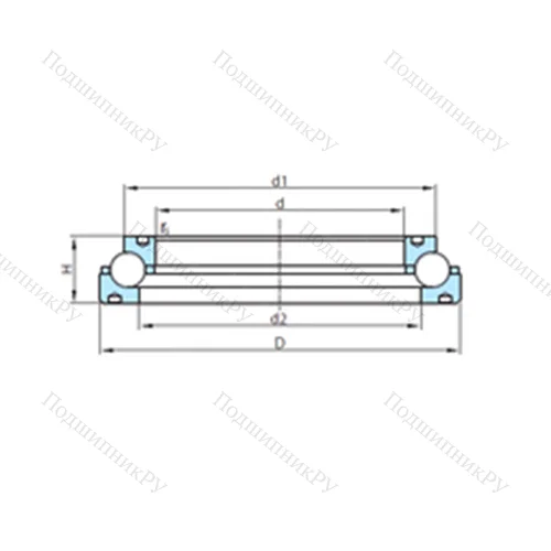 Подшипник шариковый радиально-упорный  212-300