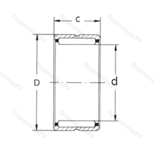 Подшипник игольчатый радиальный NK 130/40
