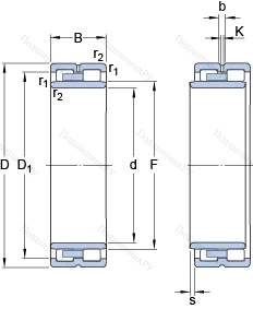 Подшипник NNU 4920 B/SPW 33