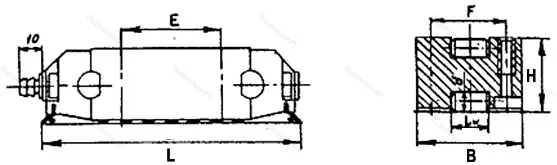 Модификация подшипника 2226 размер 130x230x40