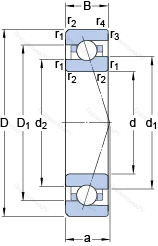 Подшипник 7004 ACE/P 4A