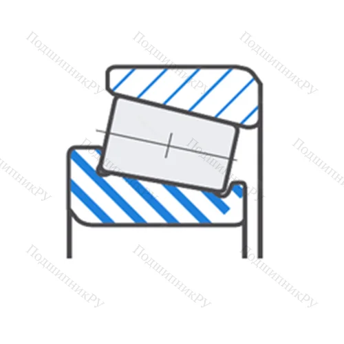 Подшипник роликовый радиально-упорный ET-HM 88542/HM 885#08 от производителя  NTN