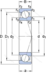 Подшипник 71913 ACE/HCP 4A