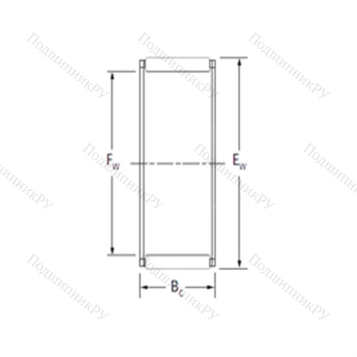 Подшипник игольчатый радиальный RF 223211-1