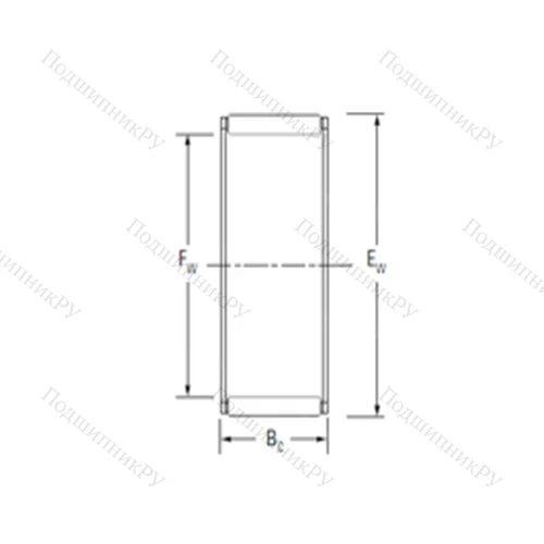 Подшипник игольчатый радиальный K 35X 42X 20H