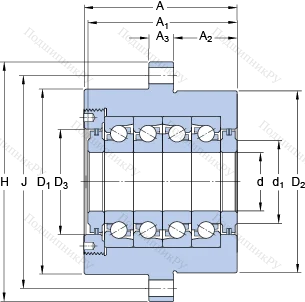 Подшипник FBSA 208/QFC