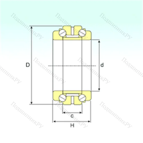 Подшипник шариковый упорно-радиальный 234930