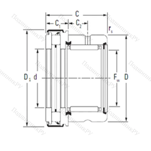 Подшипник комбинированный
