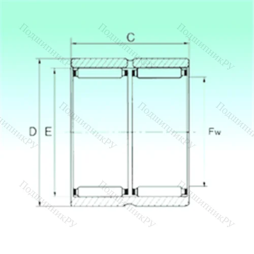 Подшипник игольчатый радиальный RNAO 30x40x26 - ZW