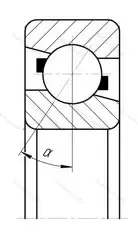 Подшипник  66118 (7018B) размер 90x140x24 от производителя  CRAFT