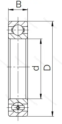 Шариковый однорядный подшипник 313 (6313) в Саранске