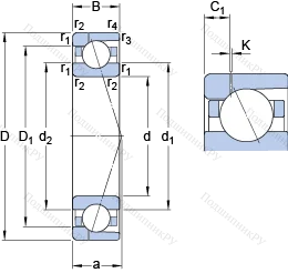 Подшипник 71938 ACD/HCP 4AH 1 в Саранске