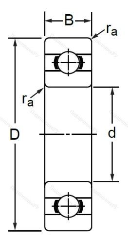 Дюймовый шариковый подшипник RLS 20 (LJ 2-1/2) в Саранске