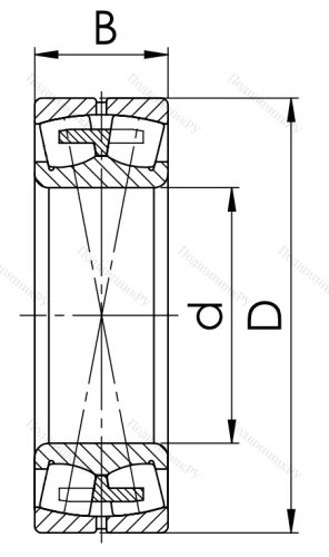 Сферический роликовый подшипник 3514 Н (22214 MW 33) в Саранске