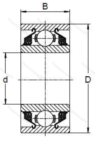 Радиальный шариковый подшипник W 210 PP 2 в Саранске