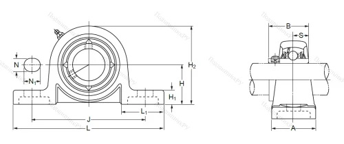 Подшипниковый узел UCP 311 в Саранске