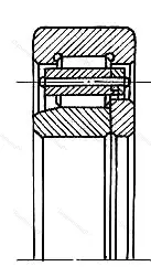 Подшипник  1232980 размер 400x540x65