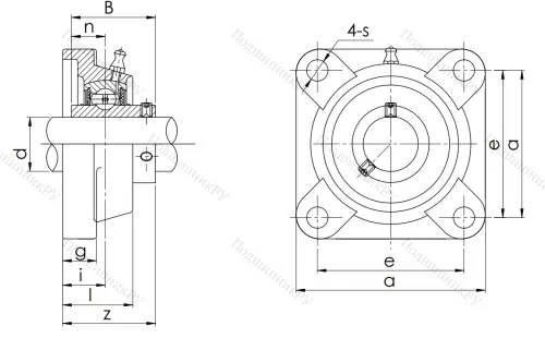 Подшипниковый корпус  F 205 в Саранске