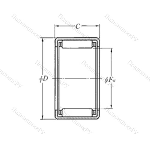 Подшипник игольчатый радиальный DCL 2620