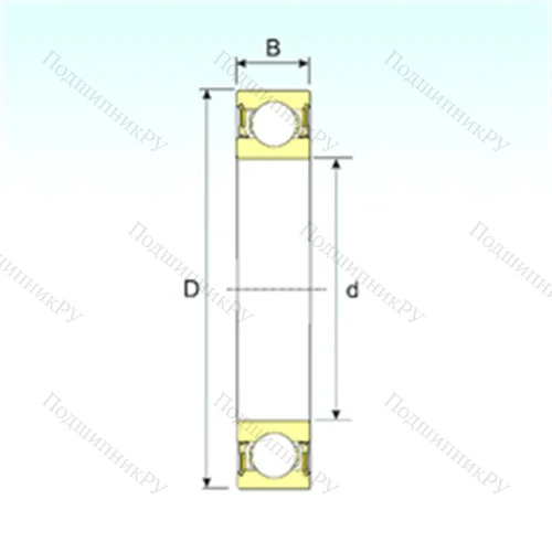 Подшипник шариковый радиальный 61915-2RZ