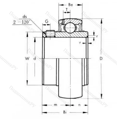 Корпусный подшипник UC 211-32 ASAHI в Саранске