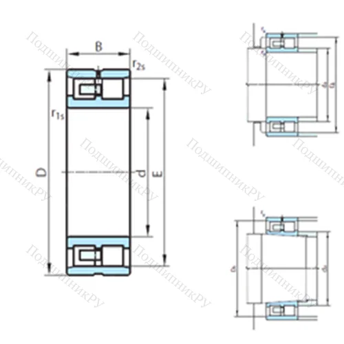 Подшипник роликовый радиальный NNU 4952W 33M