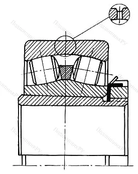 Подшипник 23026K/W 33+H 3026 размер 115x200x52/82 от производителя  SKF Подшипник 23026K/W 33+H 3026 размер 115x200x52/82 от производителя  SKF