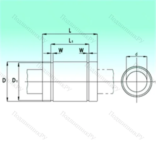 Подшипник шариковый линейный KB 50100