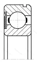Подшипник 6212 ZN размер 60x110x22 от производителя  SKF