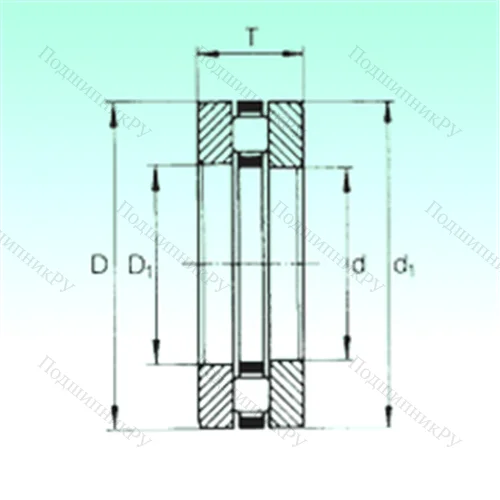 Подшипник роликовый упорный 81256-M