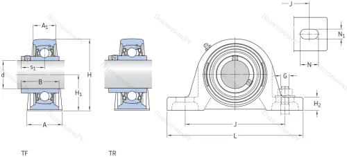 Подшипниковый узел SY 20 TF в Саранске