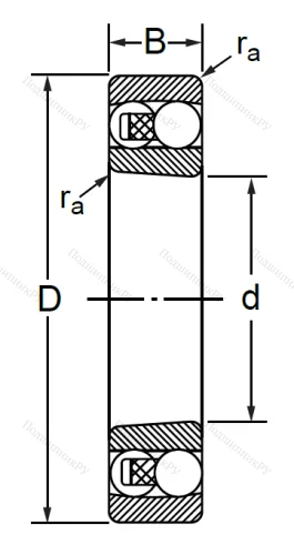 Двухрядный шариковый подшипник 1309 K в Саранске