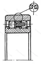 Подшипник  3282140 (NN 3040) размер 200x310x82 от производителя  ГПЗ-1