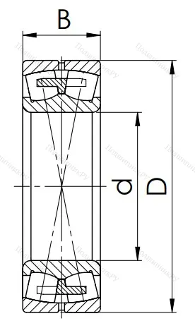 Сферический роликовый подшипник 3522 Н (22222 MW 33) в Саранске
