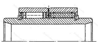 Подшипник  714838 размер 190x250x110/165 от производителя  ГПЗ-24