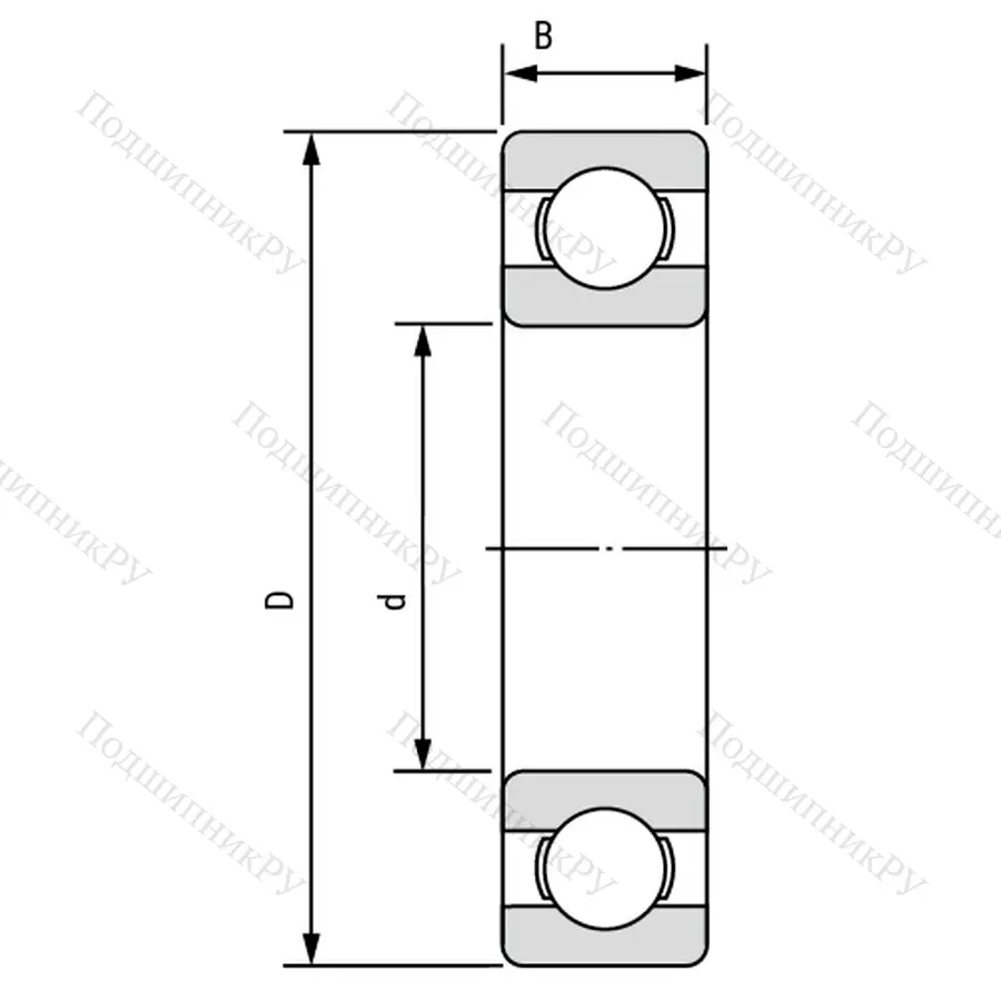 Модификация подшипника 224Л размер 120x215x40 ГОСТ 520-89 от производителя  ЕПК