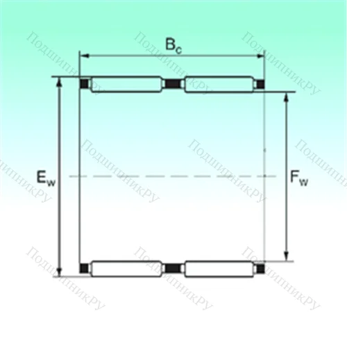 Подшипник игольчатый радиальный K 12x15x20 - ZW