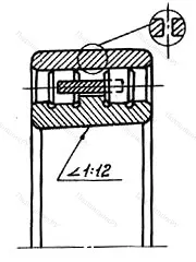 Модификация подшипника 6-3182130 размер 150x225x56 от производителя  ГПЗ-1