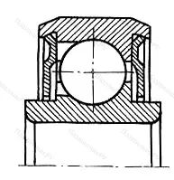 Модификация подшипника 980077ЮУ размер 7x19x6/8 от производителя  ГПЗ-3