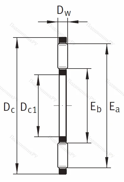 Игольчатый подшипник подшипник AXK 4565 A/0-10