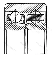 Модификация подшипника 6-4286113ДУ размер 65x100x35
