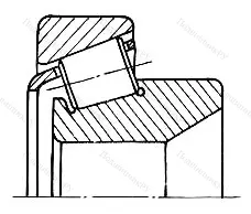 Модификация подшипника 137205АУ размер 25x52x16,25