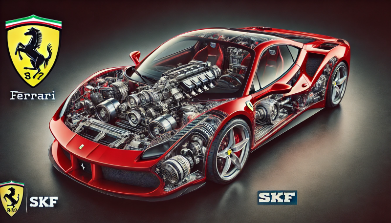 Высокопроизводительные подшипники Ferrari: революция керамических технологий в автоспорте Высокопроизводительные подшипники Ferrari: революция керамических технологий в автоспорте