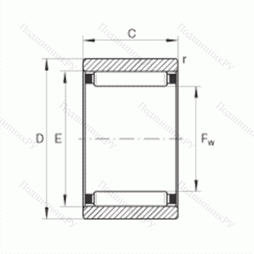 Подшипник роликовый игольчатый