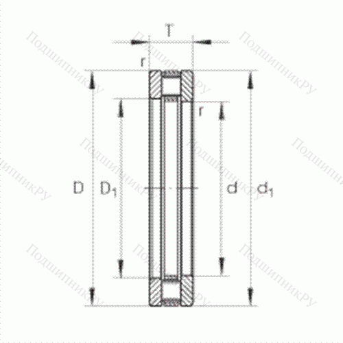 Подшипник роликовый упорный 81226-TV