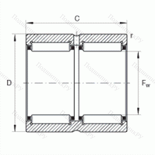 Подшипник роликовый игольчатый